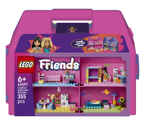 LEGO FRIENDS 42697 Kreatywna walizka z domkiem dla lalek - 1529777 - zdjęcie